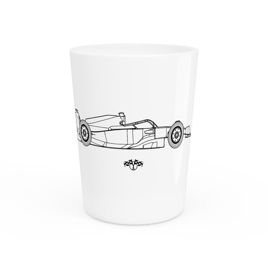 Formula 1 Race Car Shot Glass One