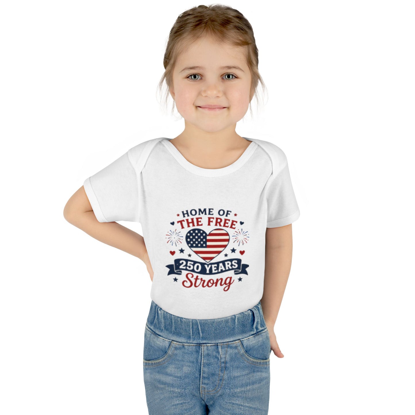 🇺🇸 Patriotic USA 1776–2026 Infant Bodysuit — Baby Onesie