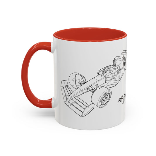 Formula 1 Race Car Coffee Mug, 11oz