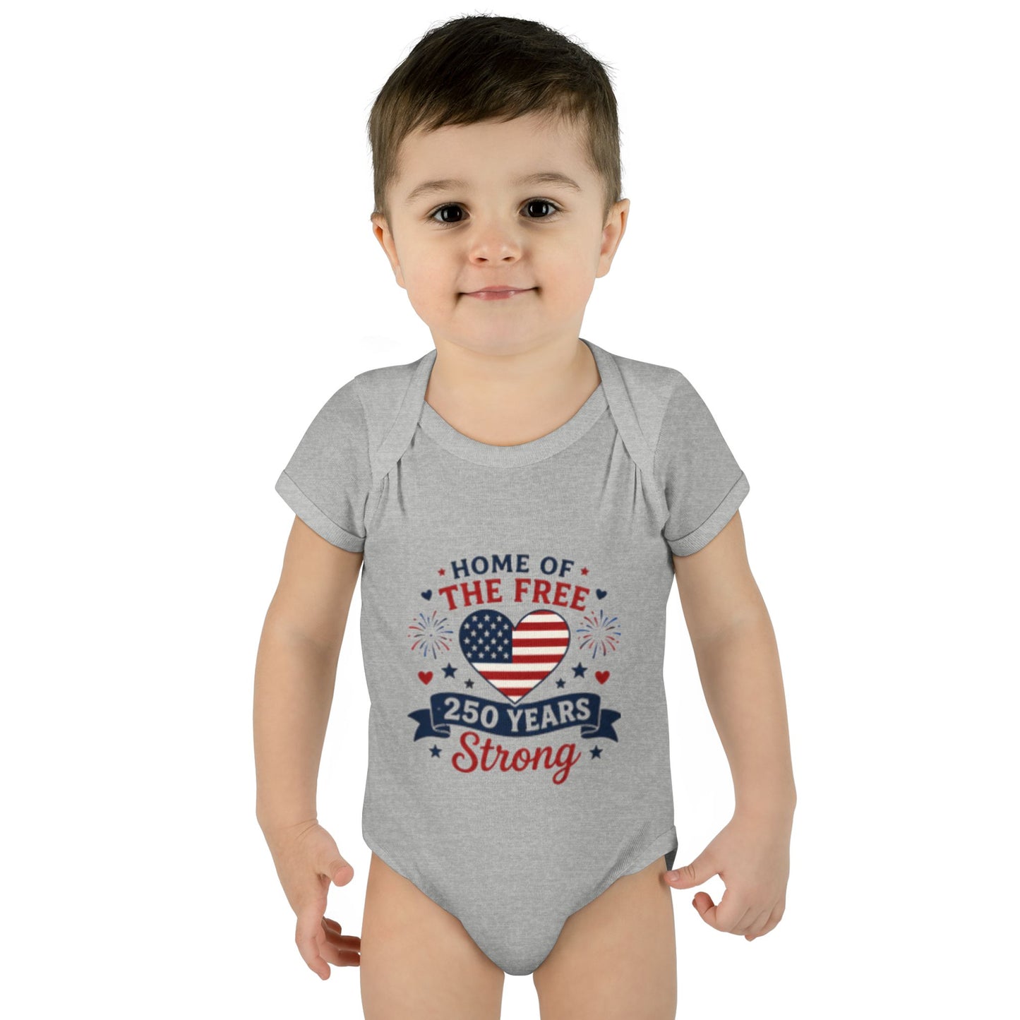🇺🇸 Patriotic USA 1776–2026 Infant Bodysuit — Baby Onesie