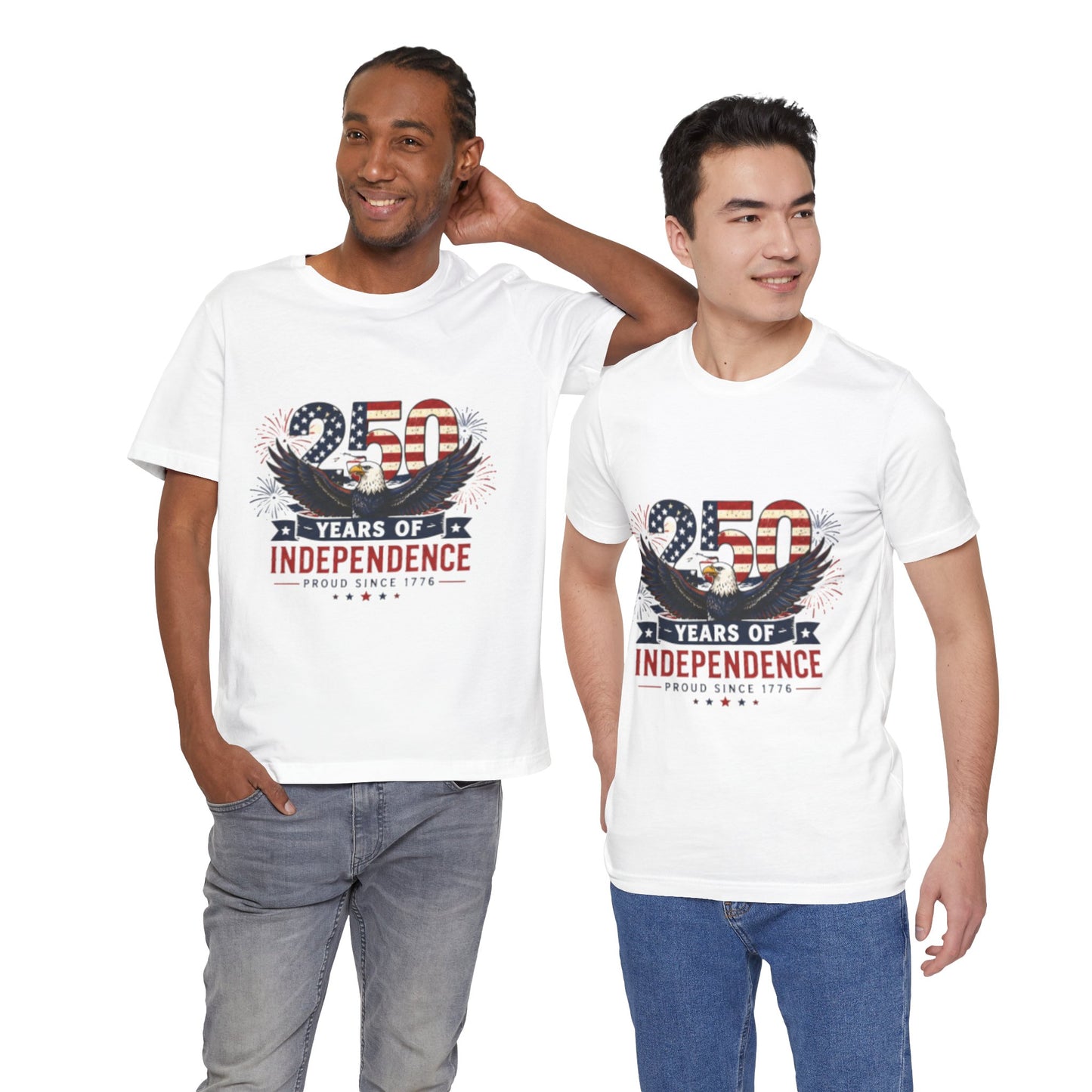 🇺🇸 250 Years of Independence Eagle T-Shirt – Patriotic 4th of July Adult T Shirt