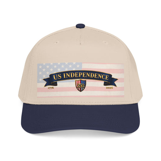 US Independence 250 Baseball Cap | Limited Edition 1776–2026 Hat Navy Brim
