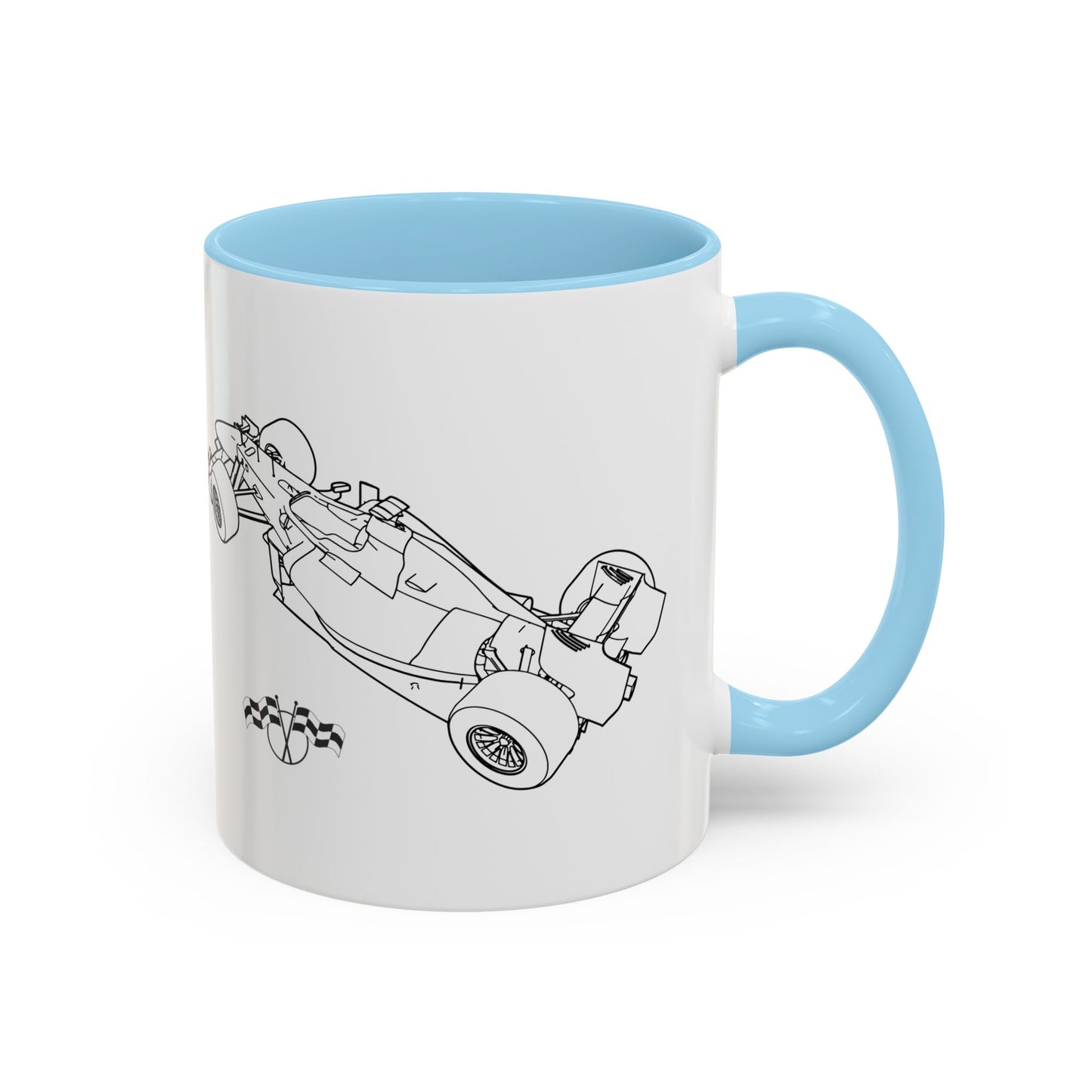 Formula 1 Race Car Coffee Mug, 11oz