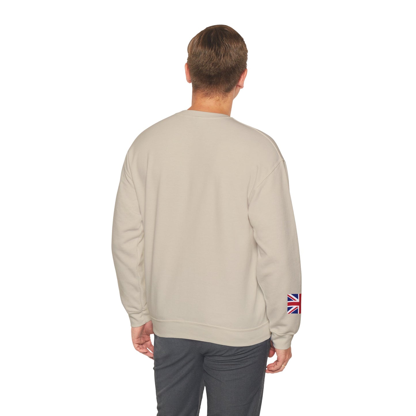 Formula 1 George Russell Sweatshirt UK Flag Union Jack Flag on Sleeve