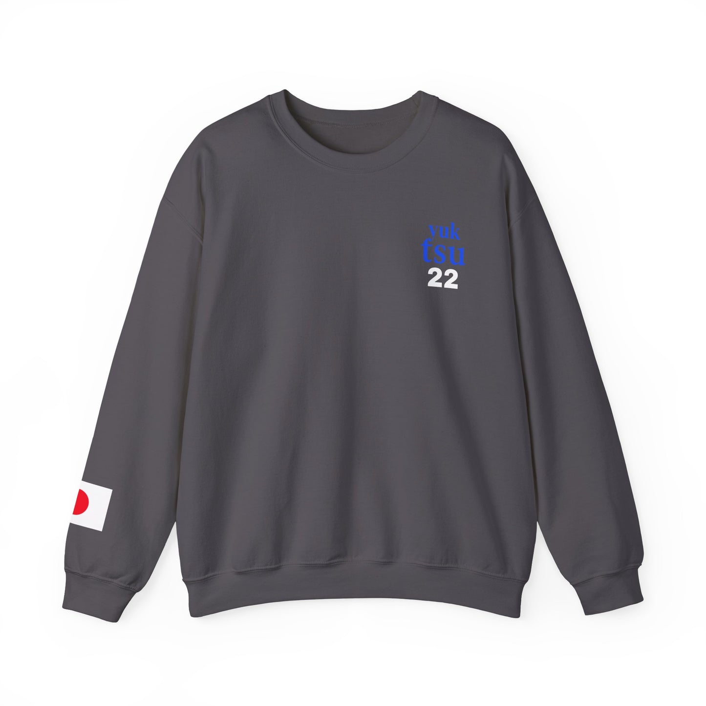 Formula 1 Yuki Tsumoda Crewneck Sweatshirt w/ Japan Flag on Sleeve