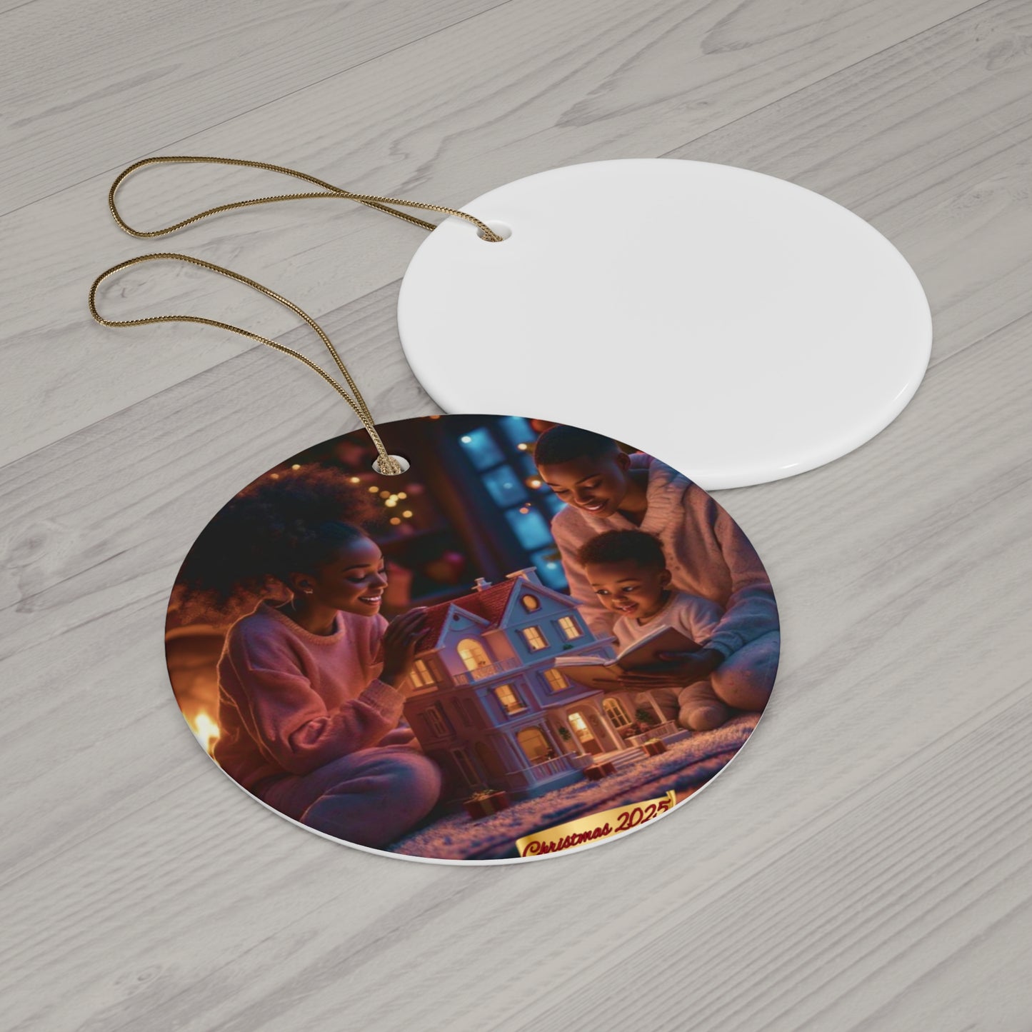 Our Two Moms Family Christmas Ornament