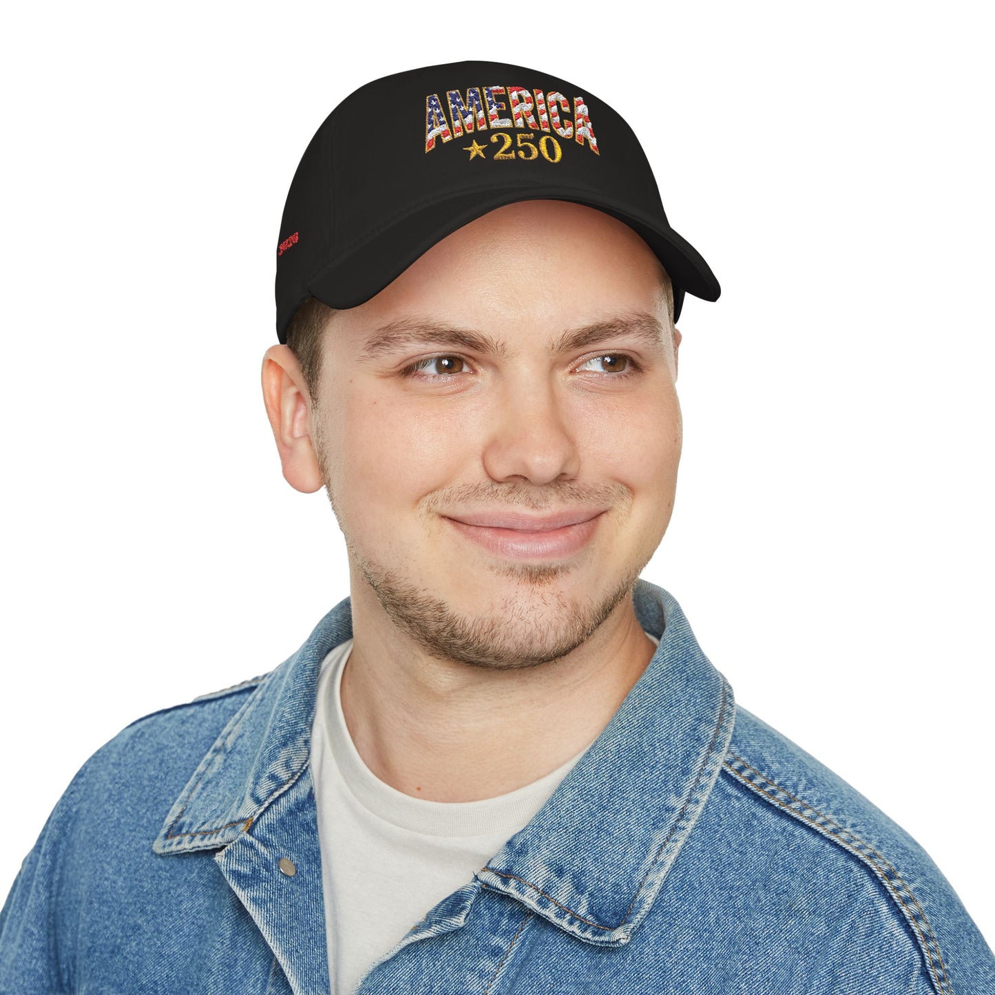 America 250th Commemorative Patriotic Flag Embroidered Baseball Cap