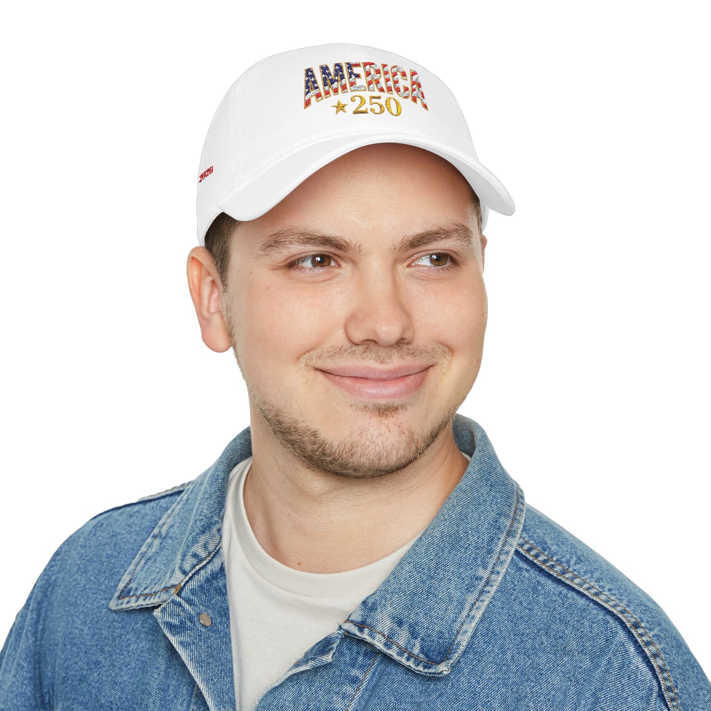 America 250th Commemorative Patriotic Flag Embroidered Baseball Cap