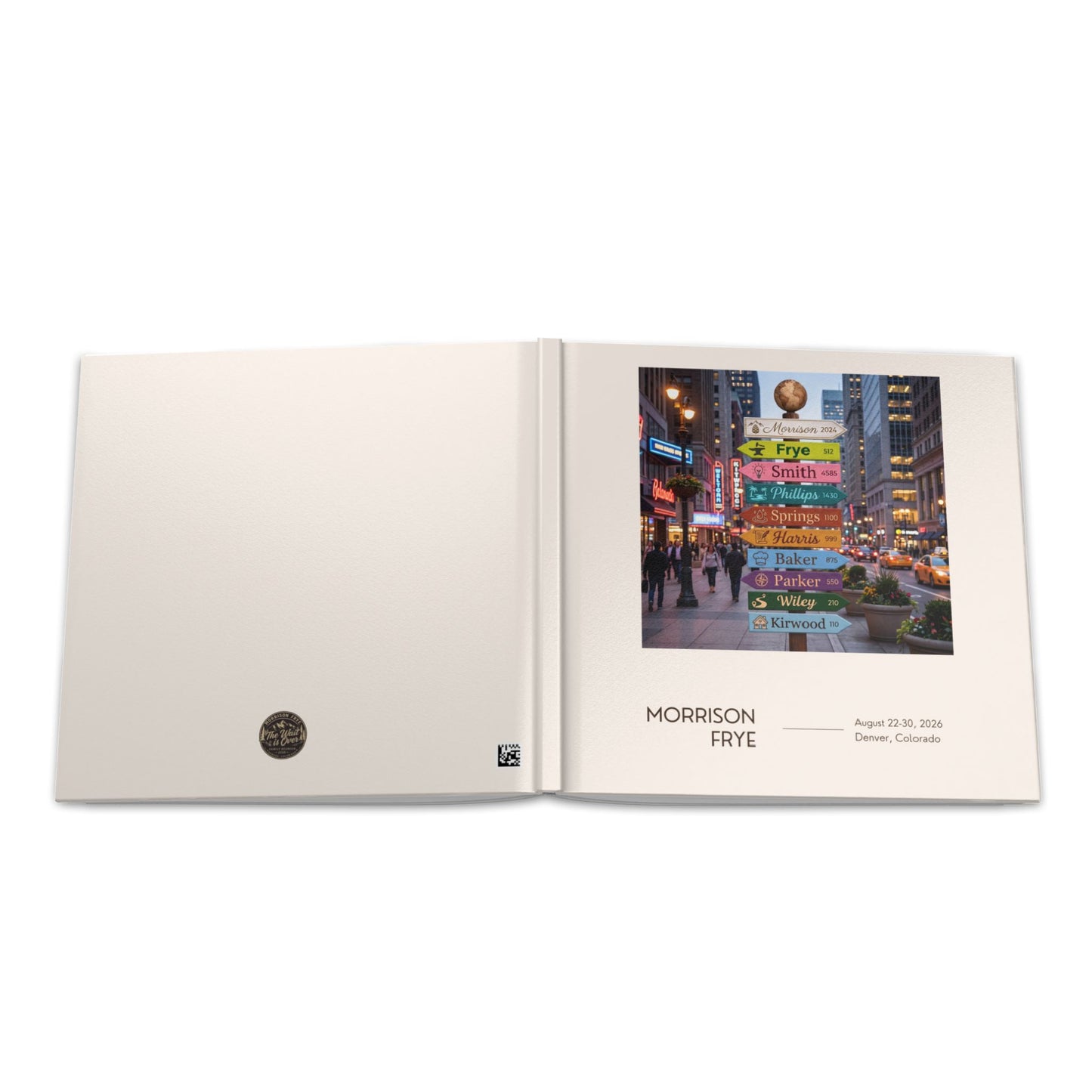 Morrison Frye Family Reunion 2026 Memory Book (Pre-Order) – Denver, Colorado | “The Wait Is Over” Keepsake Album