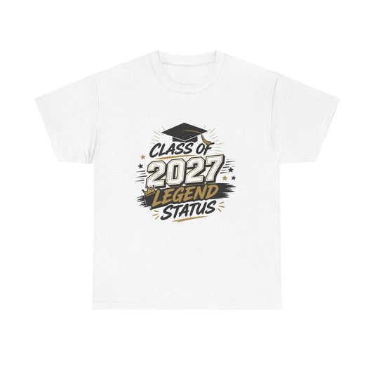 Class of 2027 Legend Status T-shirt | Graduation Cap | Senior Class Design
