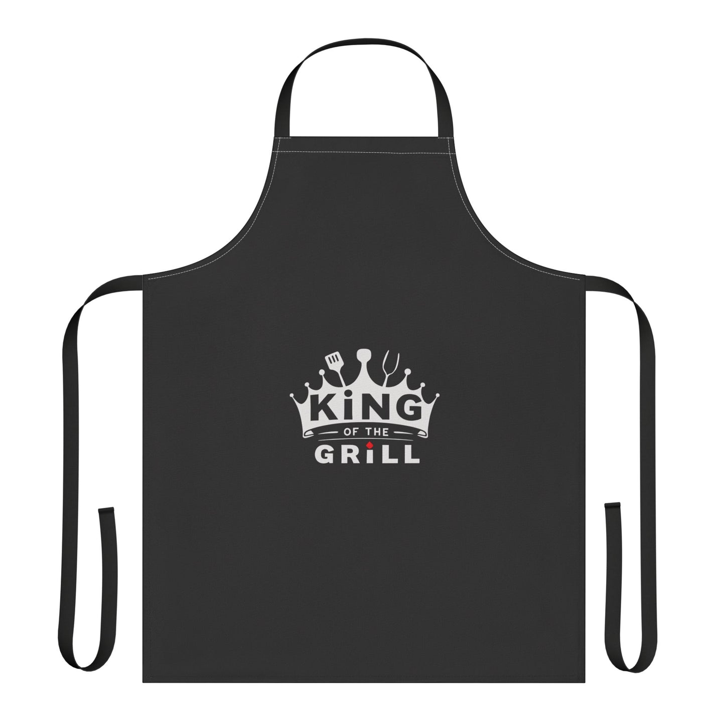 Personalized King of the Grill Apron | BBQ Crown Cooking Apron |  Grilling Gift for Dad