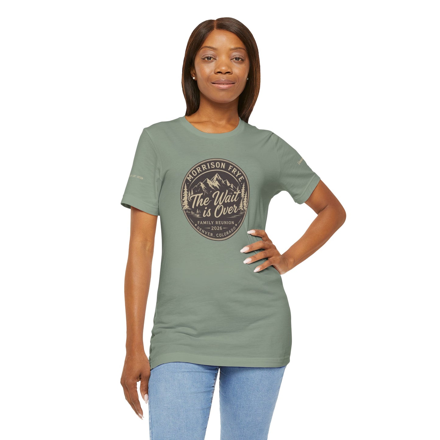 Morrison Frye Family Reunion 2026 Tee – Small Center Logo