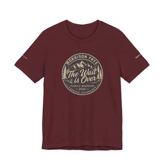 Morrison Frye Family Reunion 2026 Tee – Small Center Logo