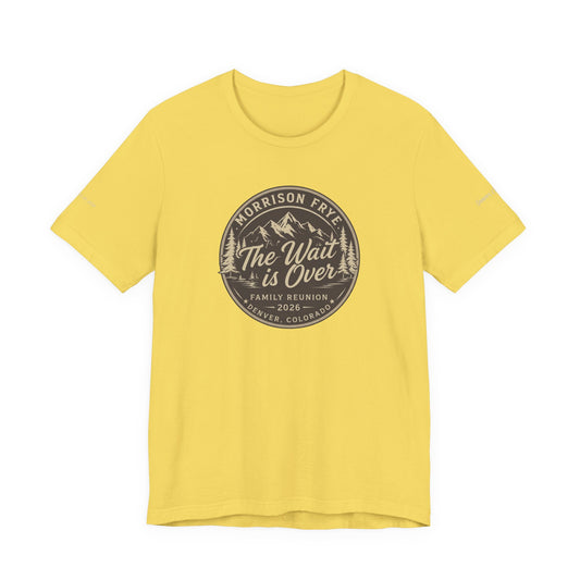 Morrison Frye Family Reunion 2026 Tee – Small Center Logo