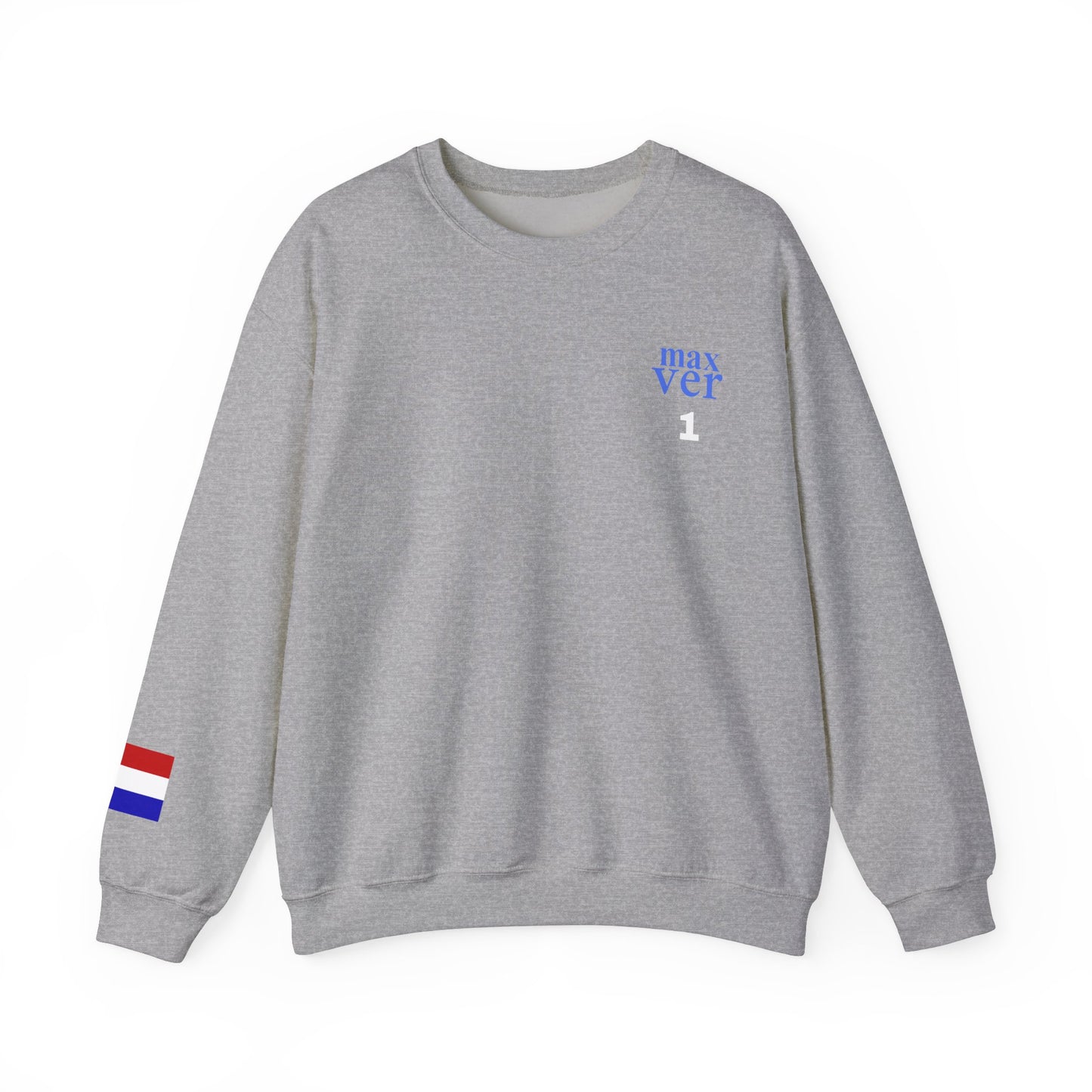 Formula 1 Max Verstappen Sweatshirt with Dutch Flag on Sleeve