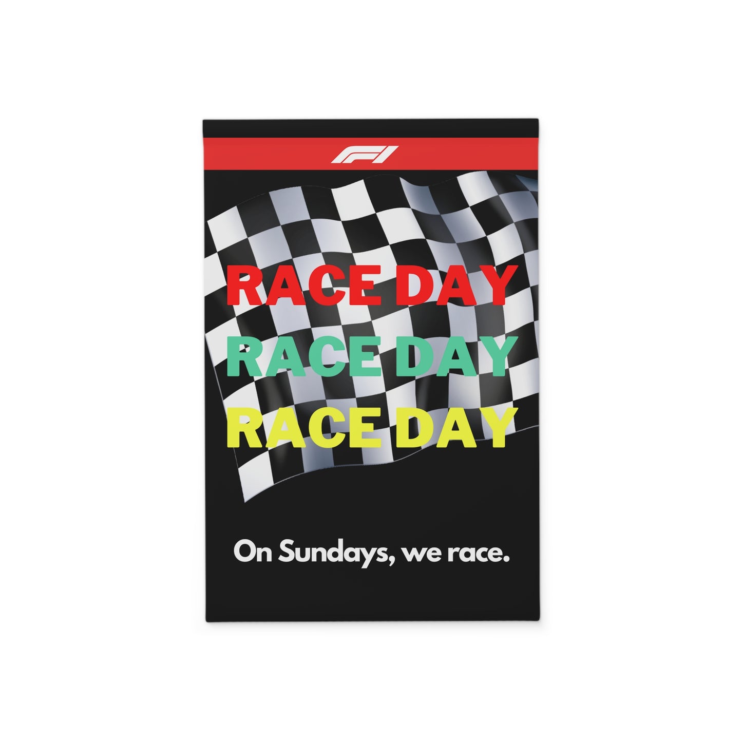 Formula 1 Race Day Sunday Yard Flag Garden Banner