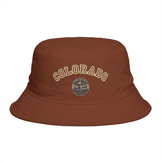 Morrison Frye Family Reunion 2026 Bucket Hat (Gold Letters) – Colorado Edition | “The Wait Is Over” | Denver, CO