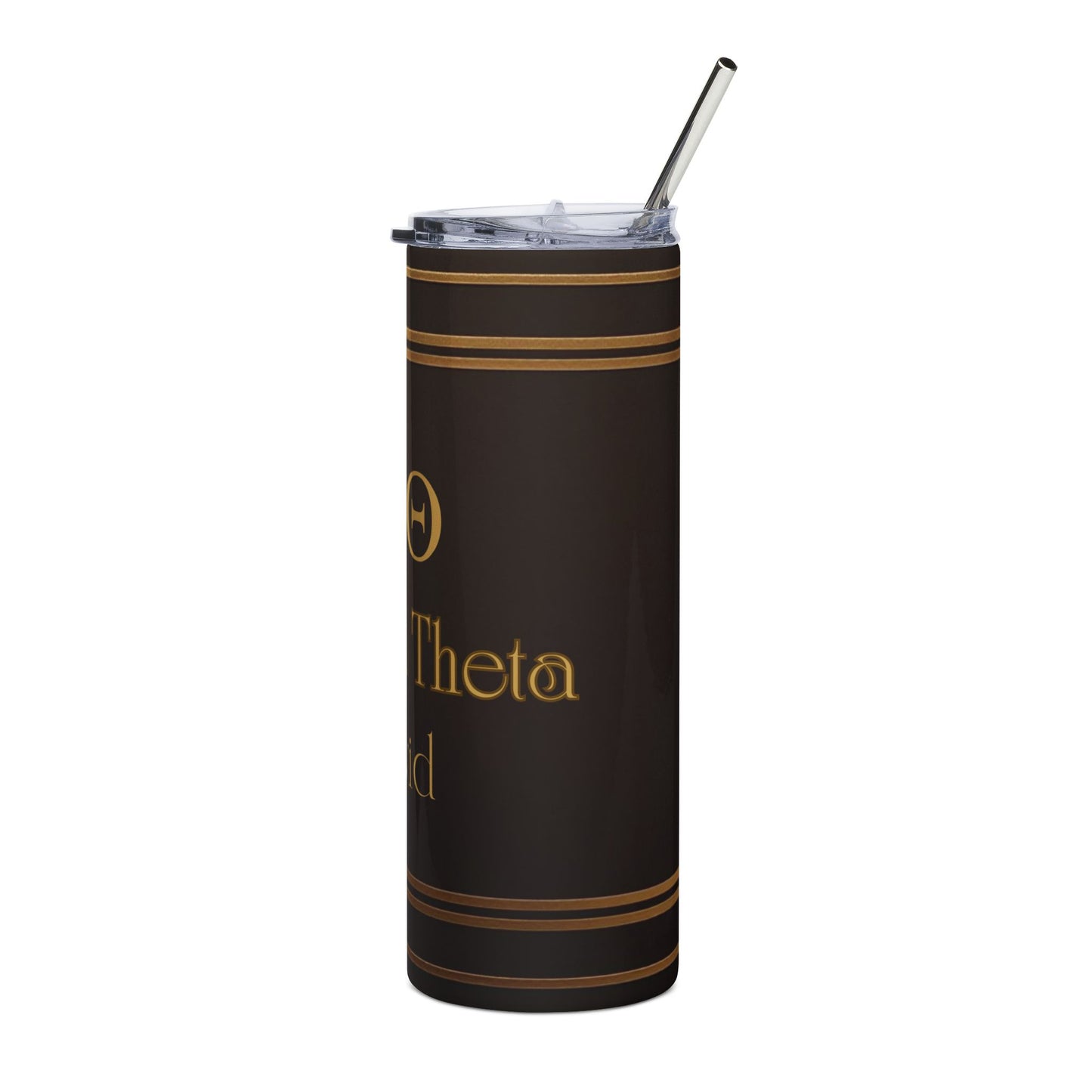Iota Phi Theta Fraternity  Personalized Brown & Gold | Black Greek Letter organizations | Sororities and Fraternities  |Morgan State U. | 20oz Stainless Steel Tumbler