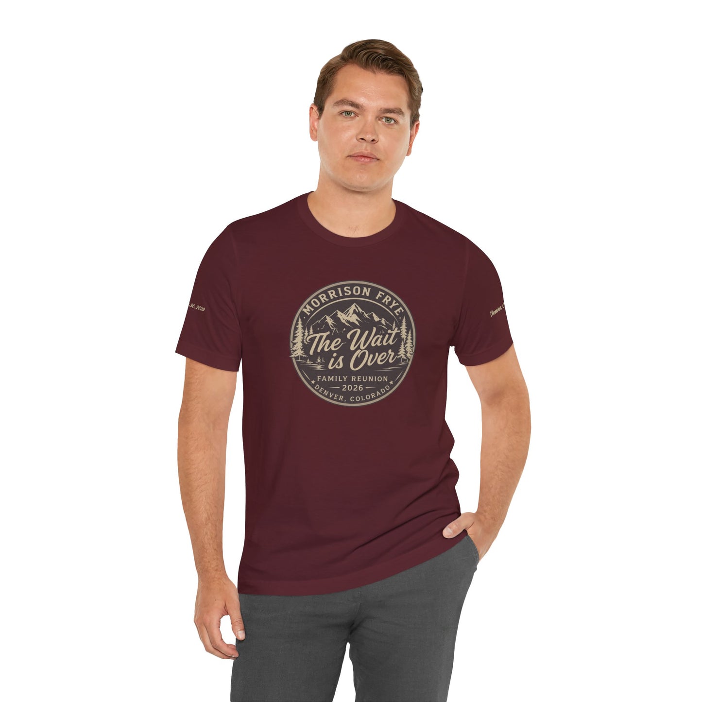 Morrison Frye Family Reunion 2026 Tee – Small Center Logo