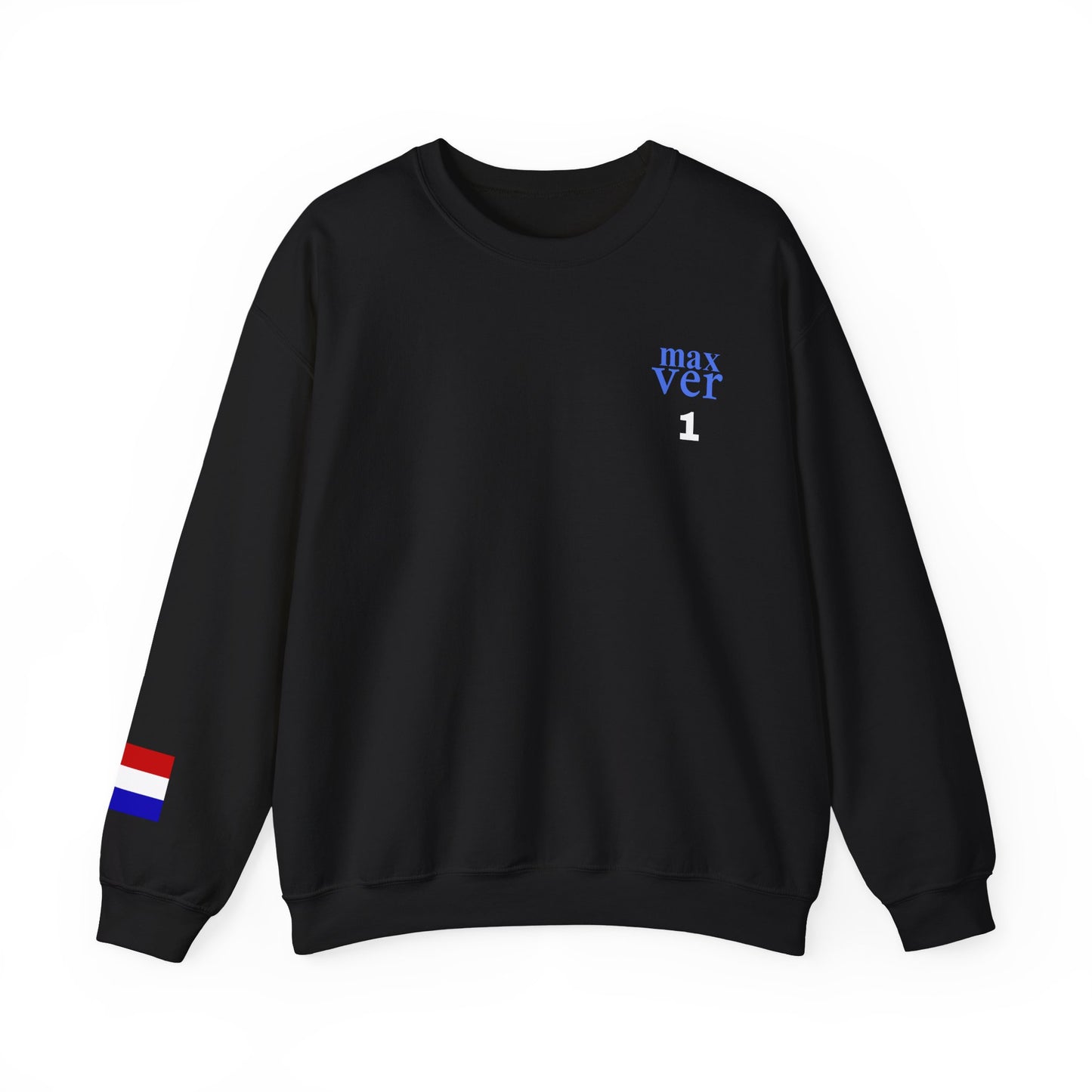 Formula 1 Max Verstappen Sweatshirt with Dutch Flag on Sleeve