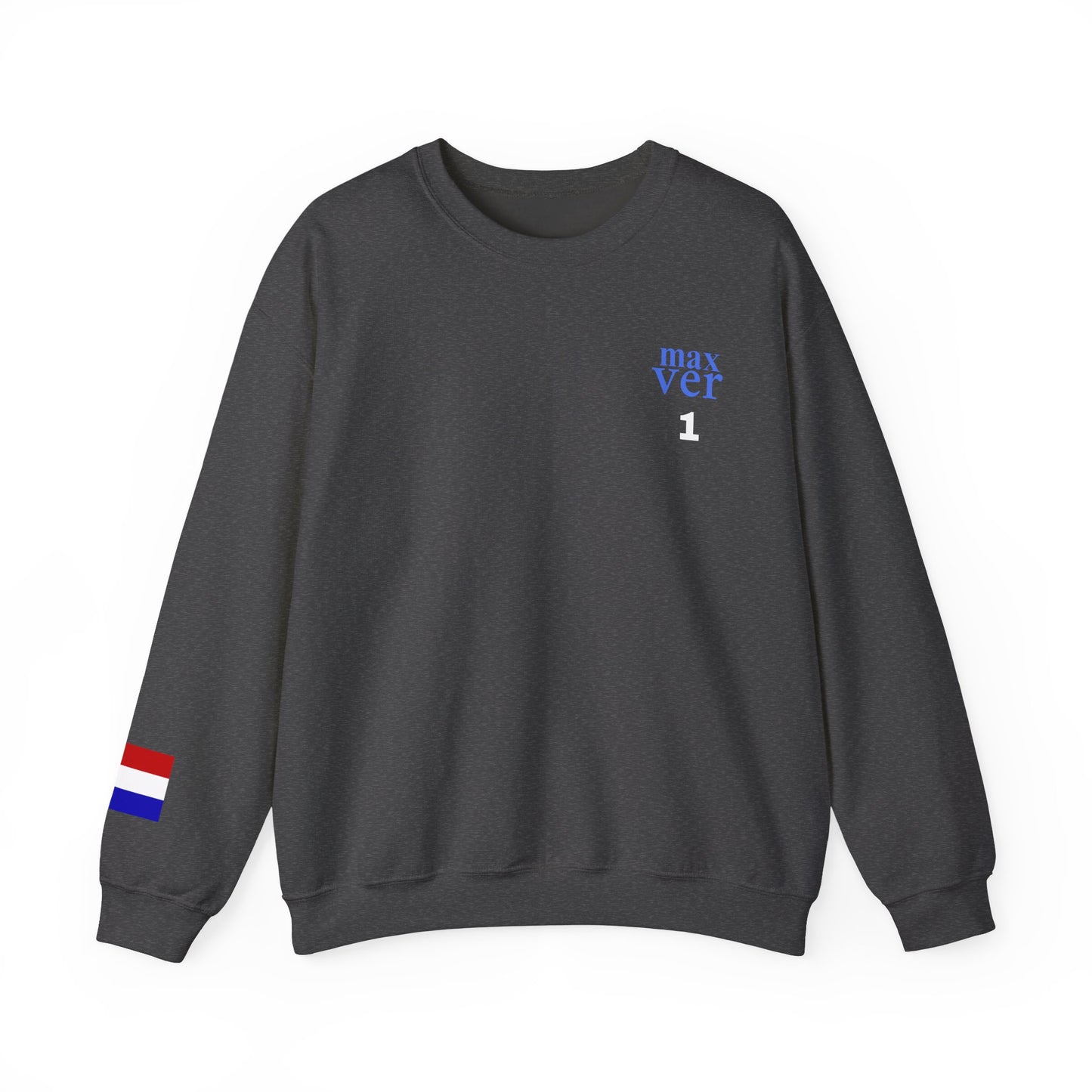 Formula 1 Max Verstappen Sweatshirt with Dutch Flag on Sleeve