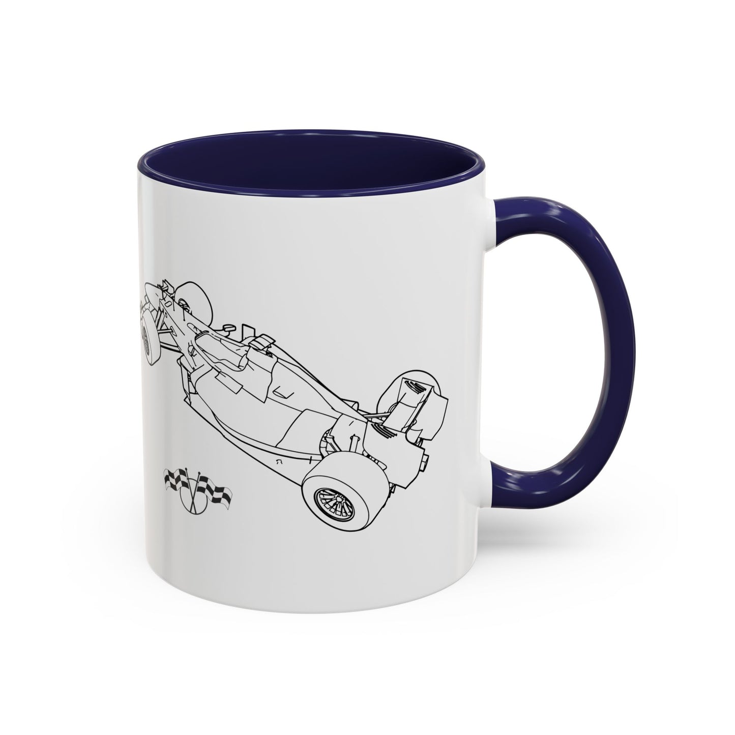 Formula 1 Race Car Coffee Mug, 11oz