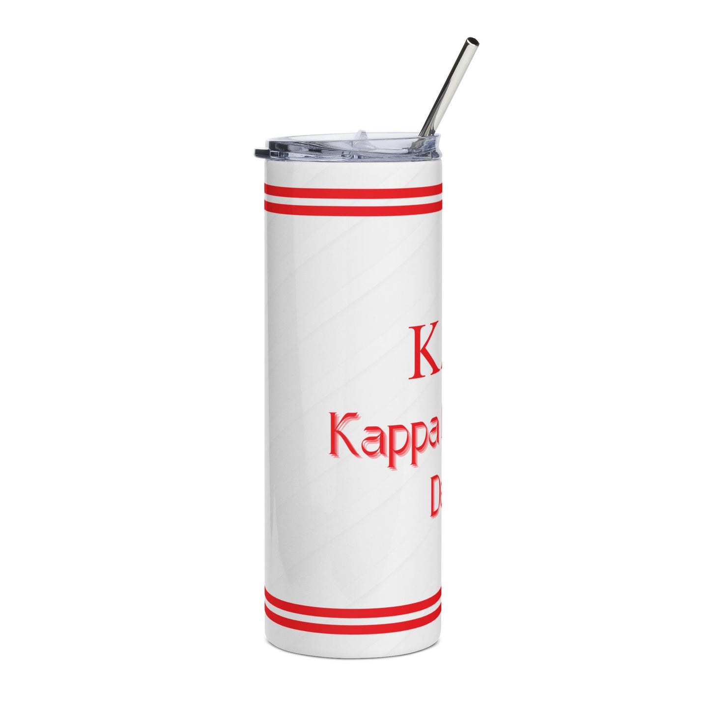 Kappa Alpha Psi Personalized Red & White Tumbler | Black Greek Letter organizations | Sororities and Fraternities | 20oz Stainless Steel Tumbler