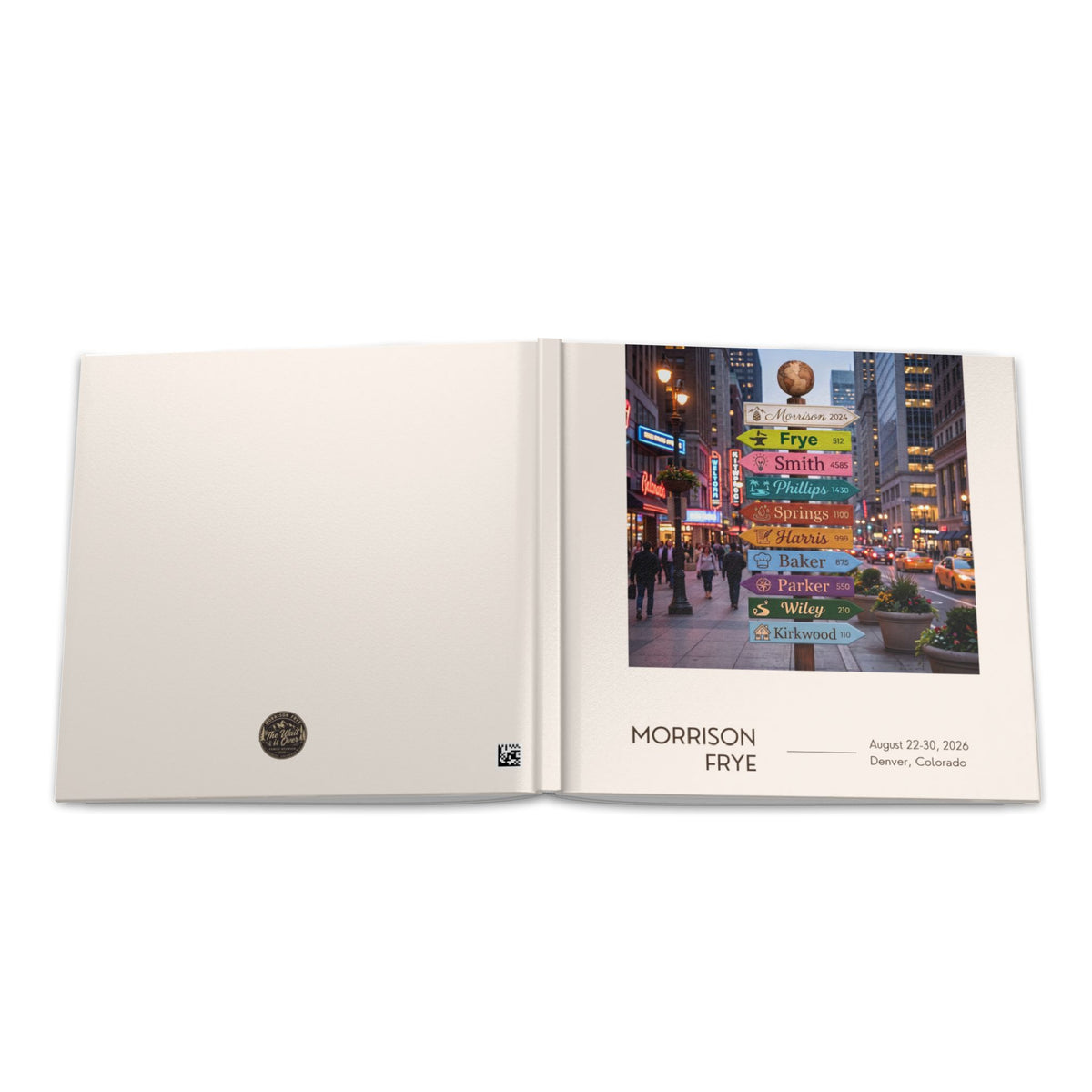 Morrison Frye Family Reunion 2026 Memory Book (Pre-Order) – Denver, Colorado | “The Wait Is Over” Keepsake Album
