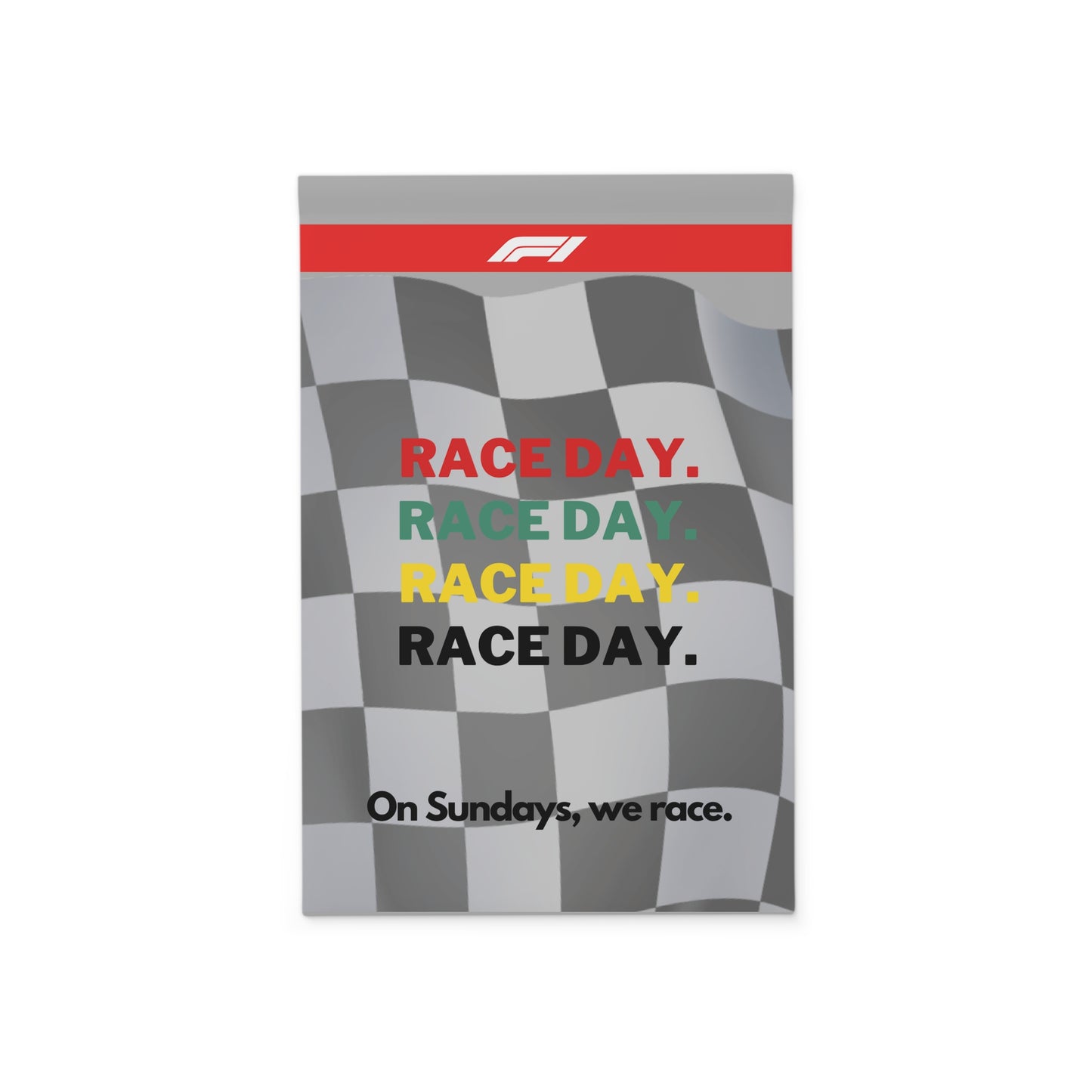 Formula 1 Race Day Garden Banner — Waterproof Double-Sided Outdoor Flag