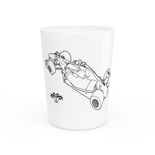 Formula 1 Race Car Shot Glass Four