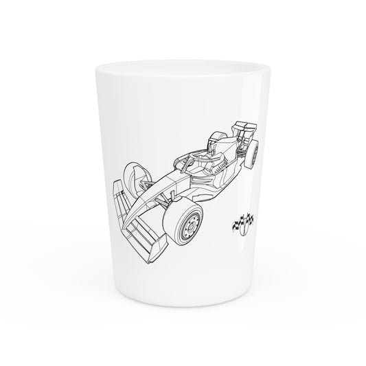 Formula 1 Race Car Shot Glass Two