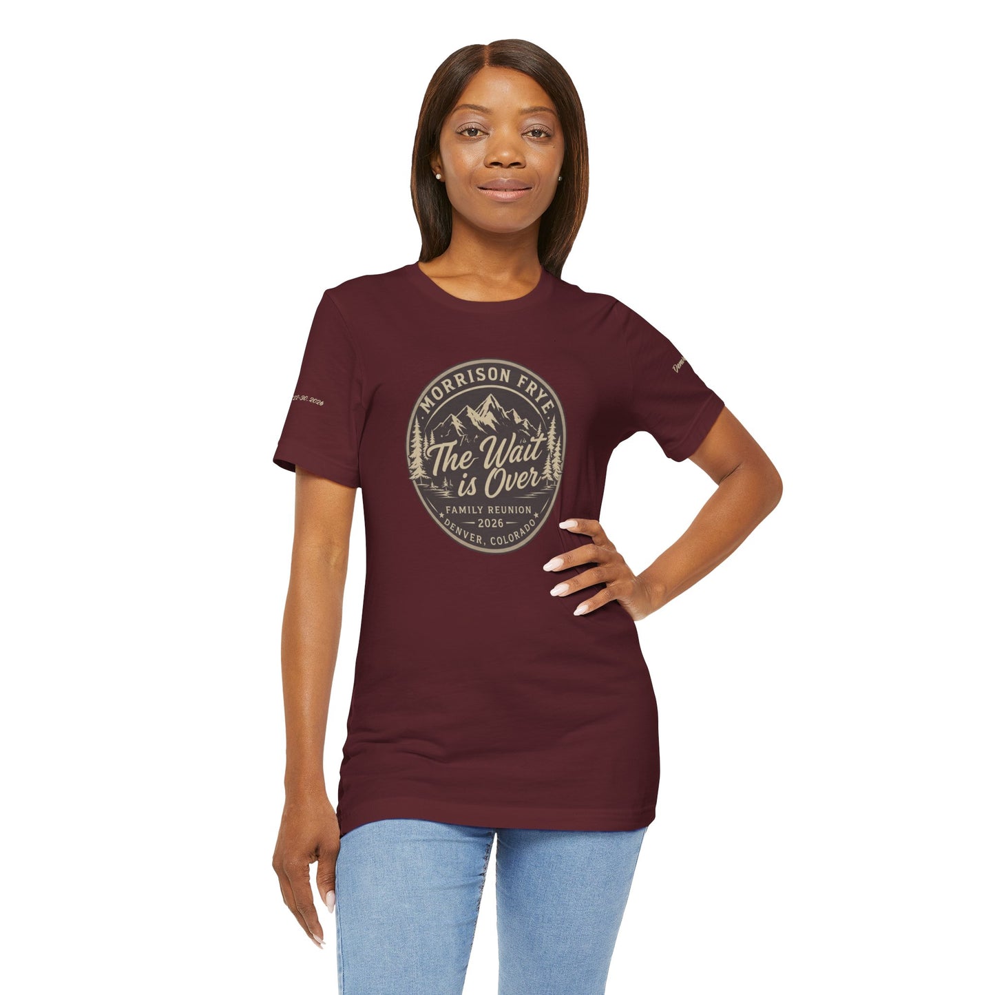 Morrison Frye Family Reunion 2026 Tee – Small Center Logo