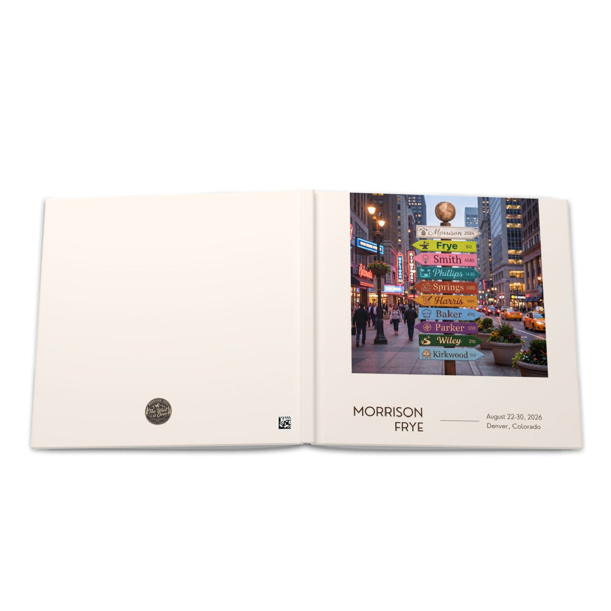 Morrison Frye Family Reunion 2026 Memory Book (Pre-Order) – Denver, Colorado | “The Wait Is Over” Keepsake Album