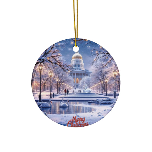 US Capitol Building Dome Ceramic Ornament