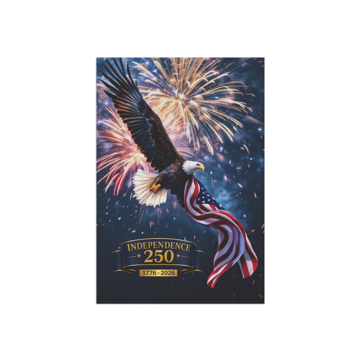 Independence 250 Garden Banner | USA 250th Flag | Premium Patriotic Yard Flag