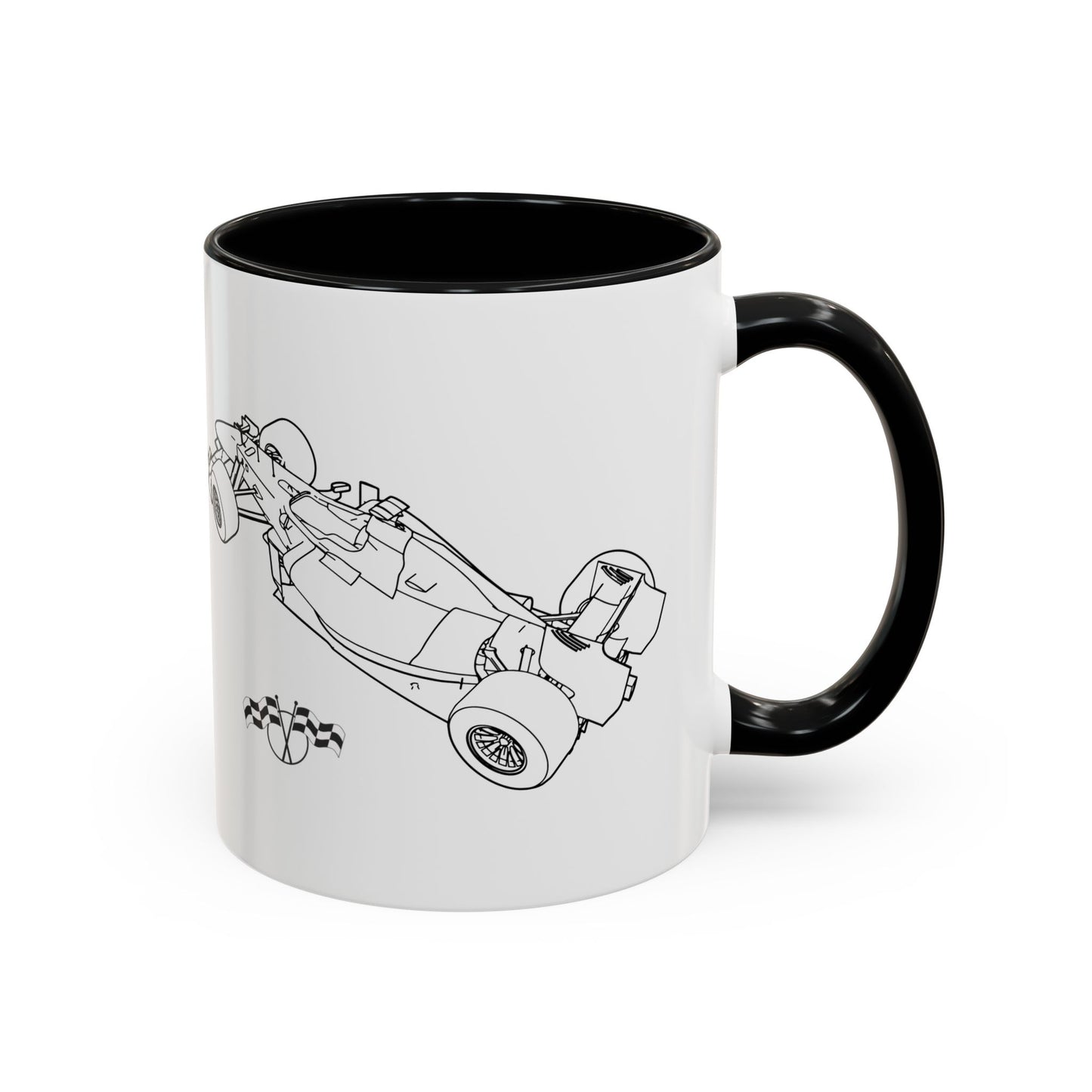 Formula 1 Race Car Coffee Mug, 11oz