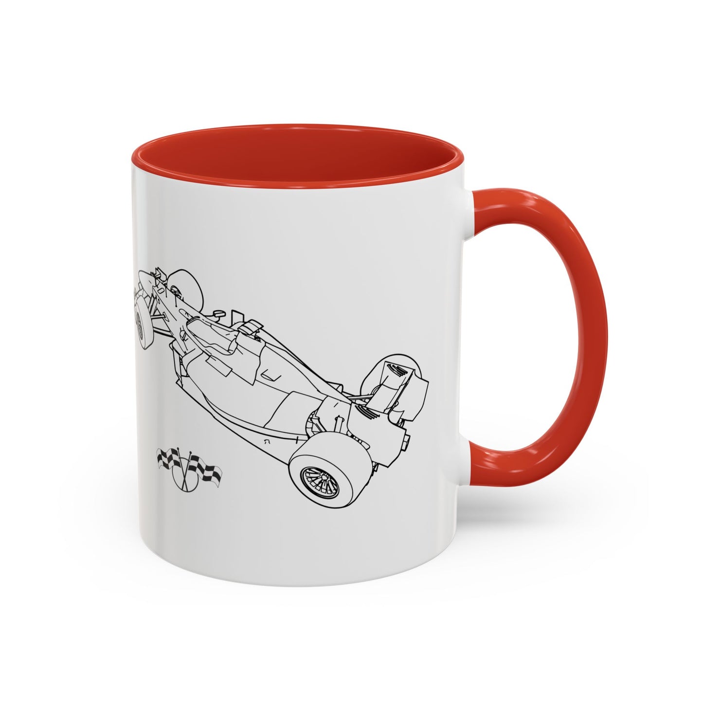 Formula 1 Race Car Coffee Mug, 11oz