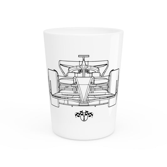 Formula 1 Race Car Shot Glass Three