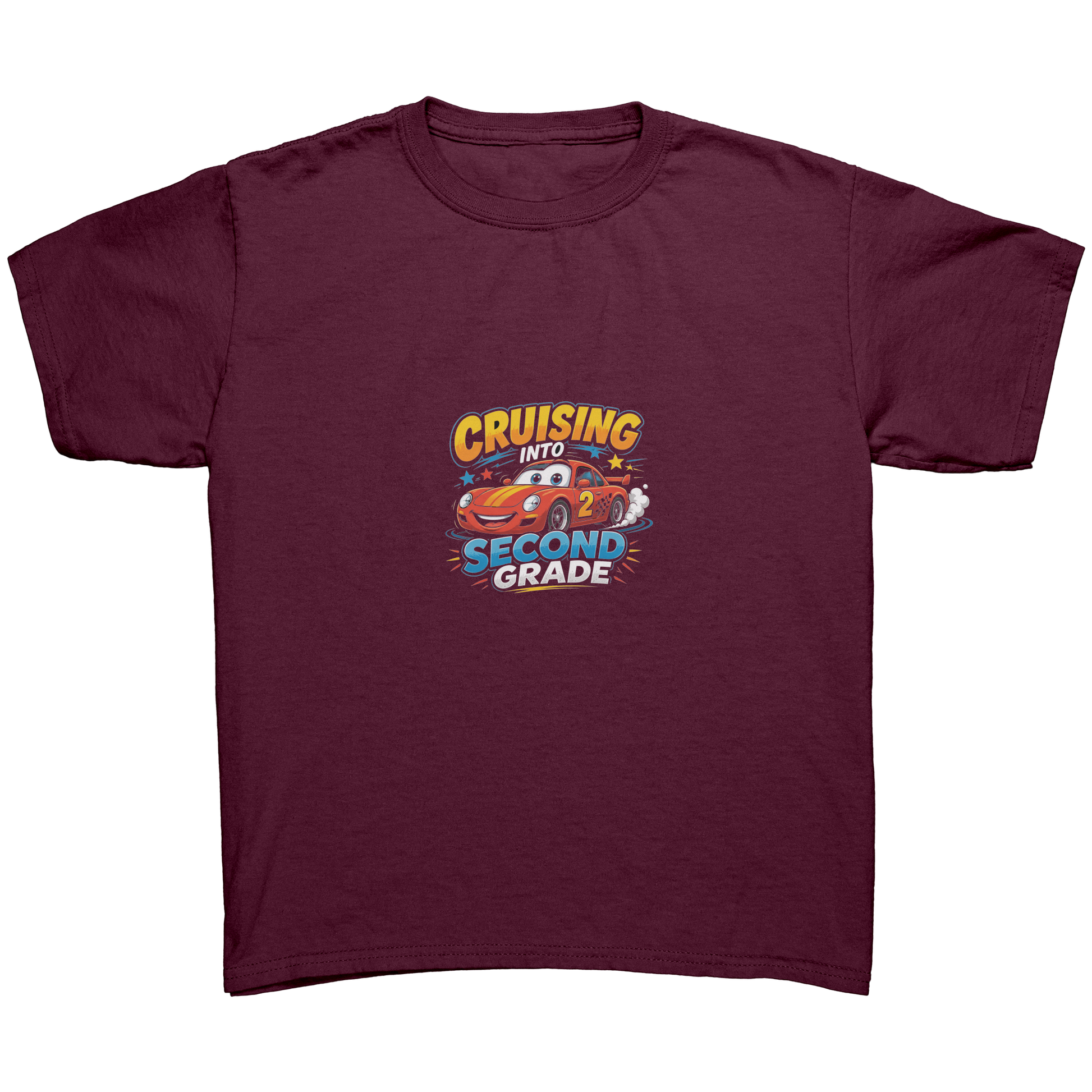 Cruising_Into_2nd_Grade_Youth_T-Shirt___Maroon_Mockup.png_15922603